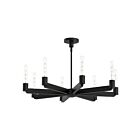 Kuzco Lighting CH607232MB Claire 8-Luminaires 480W Noir mat Lustre