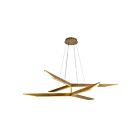 Kuzco Lighting CH64242-VB-UNV-010 Tachi 49W Laiton vieilli LED Lustre