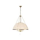 Kuzco Lighting CH661433BG Crosby 4-Luminaires 240W Or brossé Lustre