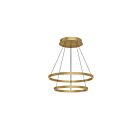 Kuzco Lighting CH87224-BG Cerchio 87W Or brossé LED Lustre