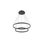 Kuzco Lighting CH87832-BK-UNV-010 Cerchio 138W Noir LED Lustre