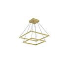 Kuzco Lighting CH88224-BG Piazza 87W Or brossé LED Lustre