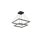 Kuzco Lighting CH88224-BK-UNV-010 Piazza 87W Noir LED Lustre