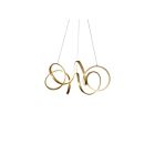 Kuzco Lighting CH93824-AN Synergy 78W Laiton antique LED Lustre