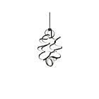 Kuzco Lighting CH93934-BK Synergy 107W Noir LED Lustre
