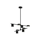 Kuzco Lighting CH96840-BK-UNV Jayden 57W Noir LED Lustre