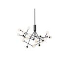 Kuzco Lighting CH97139-BK-UNV Moto 52W Noir LED Lustre