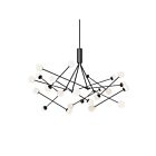 Kuzco Lighting CH97358-BK-UNV Moto 70W Noir LED Lustre