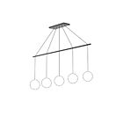 Kuzco Lighting CNL5AC-BK Système de canopée à suspension linéaire Marquee de 86 po