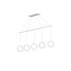 Kuzco Lighting CNL5AC-WH Système de canopée à suspension linéaire Marquee de 86 po