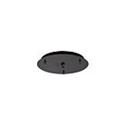 Kuzco Lighting CNP03AC-BC Canopy Chrome noir Baldaquin pour suspension
