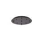 Kuzco Lighting CNP05AC-BC Canopy Chrome noir Baldaquin pour suspension