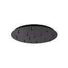 Kuzco Lighting CNP13AC-BC Canopy Chrome noir Baldaquin pour suspension
