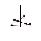 Kuzco Lighting EP48224-BK-UNV Copenhagen 36W Noir LED Suspendu