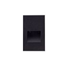 Kuzco Lighting ER3005-BK Sonic 4W Noir LED Éclairage d'escalier 3000K
