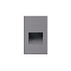 Kuzco Lighting ER3005-GY-12V Sonic 4W Gris LED Éclairage d'escalier 3000K