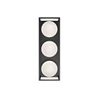 Kuzco Lighting EW519339BK Amelia 3-lumières 120W Noir Appliques murales d'intérieur