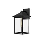 Kuzco Lighting EW552007BKCL Larchmont 1-lumière 60W Verre transparent et noir texturé Appliques murales d'intérieur