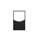 Applique murale exérieur LED Kuzco Lighting Zodiac EW6612-BK 8W noir