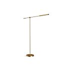 Kuzco Lighting FL316655VBMS Astrid 5W Abat-jour en métal et laiton vintage LED Lampadaire