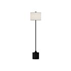 Kuzco Lighting FL418761MBIL Issa 1-lumière 60W Noir mat et lin ivoire Lampadaire