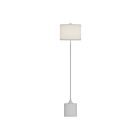 Kuzco Lighting FL418761WHIL Issa 1-lumière 60W Blanc et lin ivoire Lampadaire