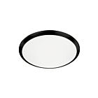 Kuzco Lighting FM1515-BK-5CCT Malta 19W Noir LED Plafonnier Encastré