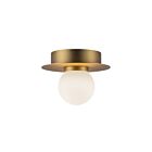 Kuzco Lighting FM15506-BG-UNV Elixir 7W Or brossé LED Plafonnier Encastré