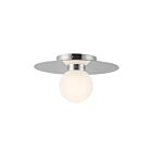 Kuzco Lighting FM15510-CH-UNV Elixir 9W Chrome LED Plafonnier Encastré