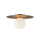 Kuzco Lighting FM15514-BG-UNV Elixir 13W Or brossé LED Plafonnier Encastré