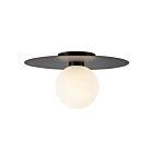 Kuzco Lighting FM15514-BK-UNV Elixir 13W Noir LED Plafonnier Encastré