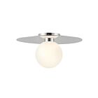 Kuzco Lighting FM15514-CH-UNV Elixir 13W Chrome LED Plafonnier Encastré