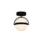 Kuzco Lighting FM301001MB-UNV Globo 11W Noir mat LED Plafonnier Encastré