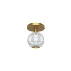 Kuzco Lighting FM321201NB Marni 5W Laiton naturel LED Plafonnier Encastré