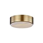 Kuzco Lighting FM325108VBAR-5CCT Blanco 20W Laiton vieilli et albâtre LED Plafonnier Encastré