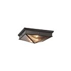 Kuzco Lighting FM332615UBCR Cairo 2-lumières 80W Bronze urbain Plafonnier Encastré