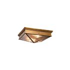 Kuzco Lighting FM332615VBCR Cairo 2-lumières 80W Laiton vieilli Plafonnier Encastré