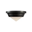 Kuzco Lighting FM348010UBOP Willard 1-lumière 60W Nickel poli Plafonnier Encastré