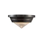 Kuzco Lighting FM348010UBPG Willard 1-lumière 60W Nickel poli Plafonnier Encastré