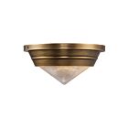 Kuzco Lighting FM348010VBPG Willard 1-lumière 60W Nickel poli Plafonnier Encastré