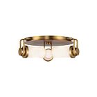 Kuzco Lighting FM355317VBGO Wynwood 3-lumières 180W Laiton vieilli Plafonnier Encastré