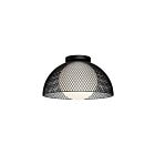 Kuzco Lighting FM402513MBOP Haven 1-lumière 60W Noir mat Plafonnier Encastré