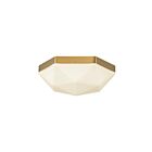 Kuzco Lighting FM424512BGOP Krysta 2-lumières 80W Or brossé Plafonnier Encastré