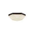 Kuzco Lighting FM424512MBOP Krysta 2-lumières 80W Noir mat Plafonnier Encastré