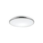 Kuzco Lighting FM43313-CH-5CCT Brook 26W Chrome LED Plafonnier Encastré