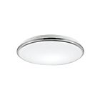 Kuzco Lighting FM43315-CH-5CCT Brook 30W Chrome LED Plafonnier Encastré