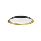 Kuzco Lighting FM43423-BK-GD-5CCT Jasper 42W Noir et or LED Plafonnier Encastré