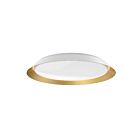 Kuzco Lighting FM43423-WH-GD-5CCT Jasper 42W Blanc et or LED Plafonnier Encastré