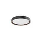 Kuzco Lighting FM43916-BK-WT-5CCT Essex 30W Noir et noyer LED Plafonnier Encastré