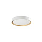 Kuzco Lighting FM43916-WH-GD-5CCT Essex 30W Blanc et or LED Plafonnier Encastré